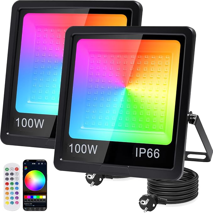 RGB LED floodlights