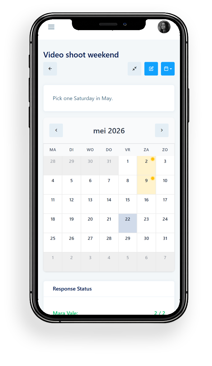 DatePollerPhoneMockup